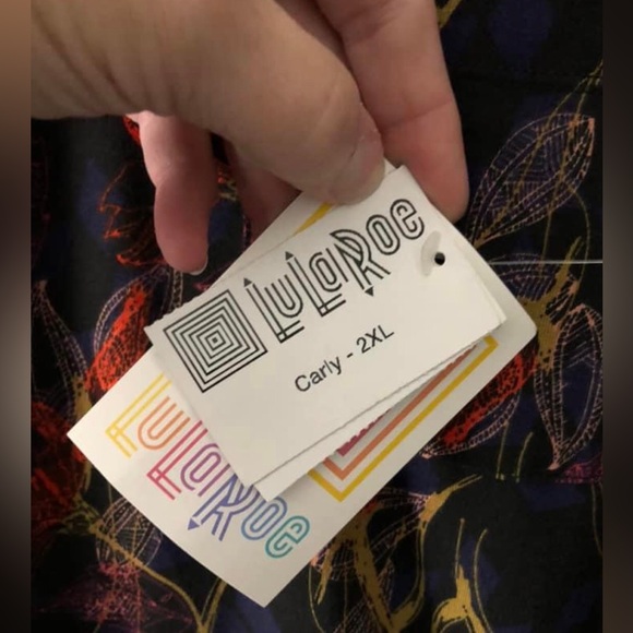 New with tags Lularoe Carly dress - size 2xl - Picture 3 of 5